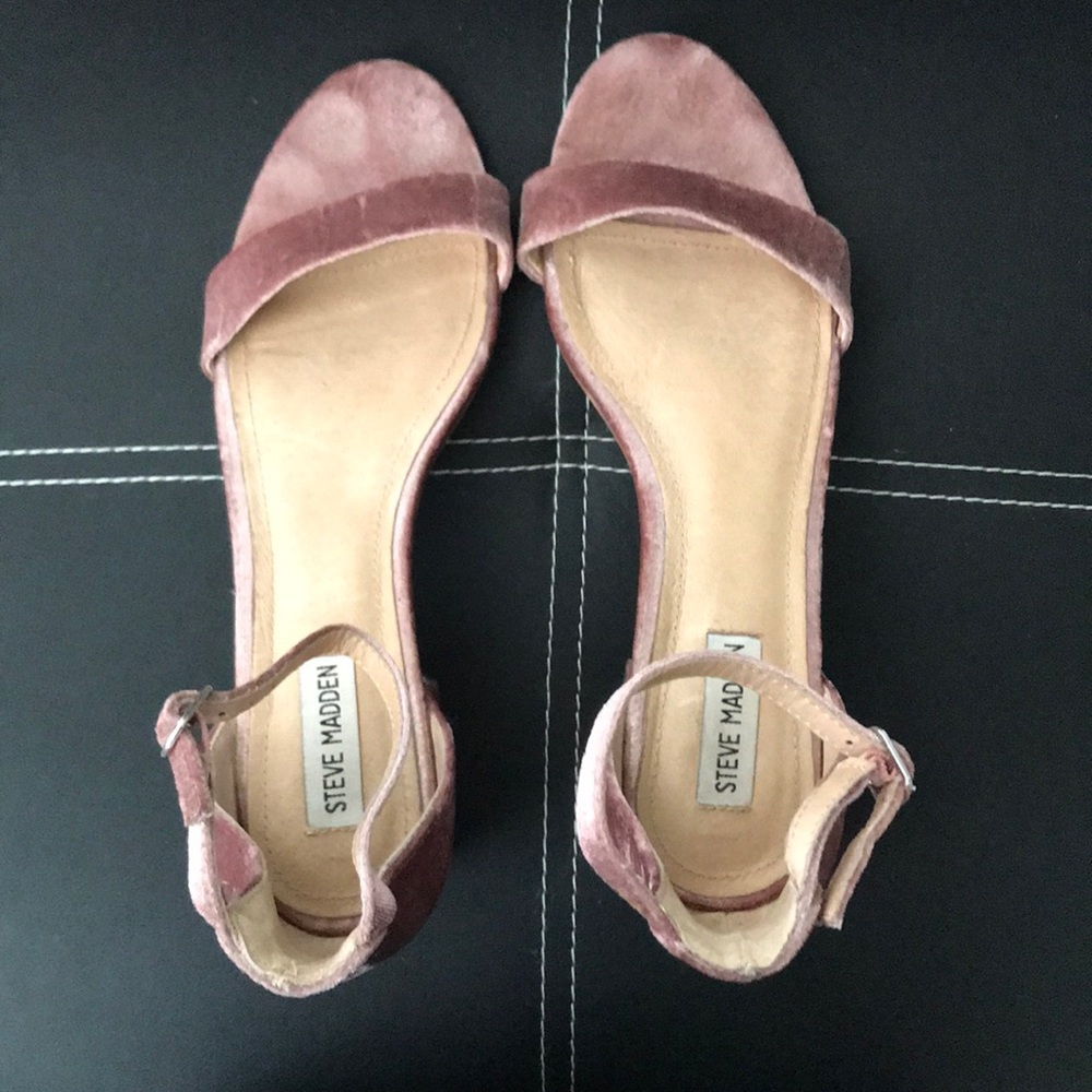 Steve Madden Velvet Pump Sandals